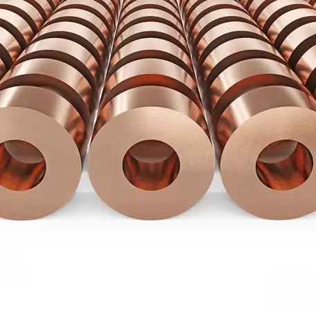 Бронзовая лента s: 0,01-2,2 мм, Сталь: БрА7; БрАМг6-1; БрАМц; БрАМц9-2..., B: 10-400 мм, фотография 1