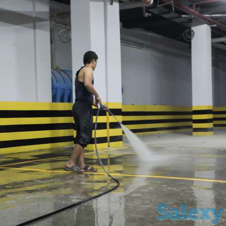 Очистка, реставрация мраморных, каменных полов, бетона, брусчатки, фотография 2