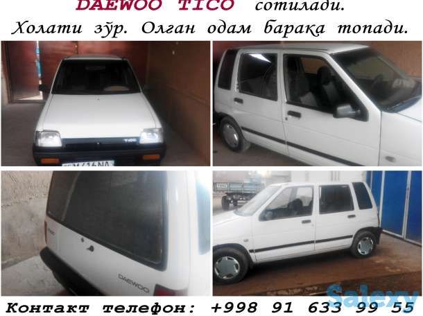 Срочно !!!  Продаю  ТИКО - DAEWOO TICO sotiladi, фотография 1