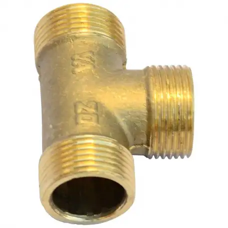 Тройник бронзовый D3: 15-54 мм, D3: 15-50 мм, фотография 1