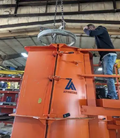 Оборудование для формовки бетонных изделий с раструбом, Afinitas., фотография 8