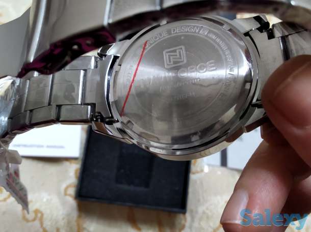 Мужские часы naviforce Топ люксовый бренд модные водонепроницаемые кварцевые, фотография 2