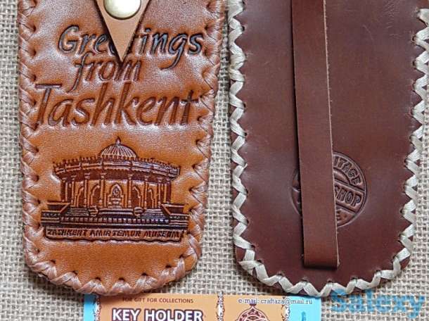 Кожаные футляры для ключей., фотография 1
