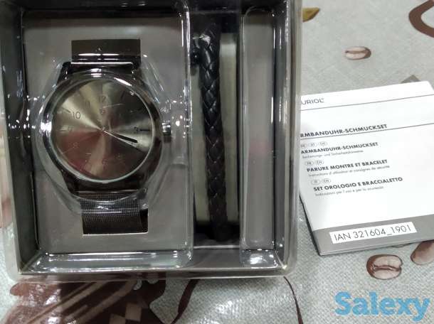 Немецкий бренд Ауриол мужские кварцевые часы ударопрочные водонепроницаемые, фотография 6