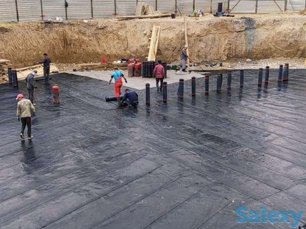 Гидроизоляционный материал для гидроизоляции фундаментов GIDROFLEKS, фотография 2