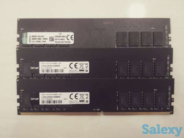 Оперативная память 8 GB DDR4 на компьютер + гарантия, фотография 1