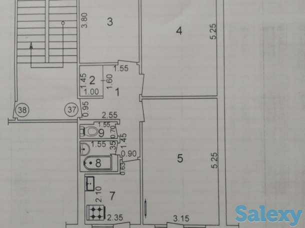 Продается 3х комнатная на 1 этаже Феруза Эко базар, фотография 3