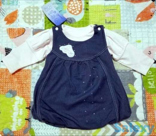 Комплект Новый платье сарафан кофта 3-6 мес. Польша, фотография 1