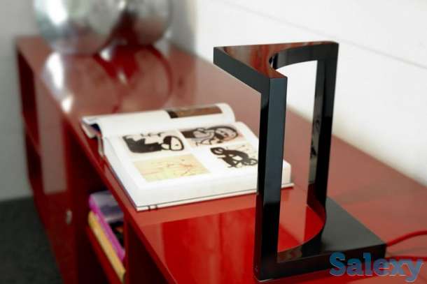 Настольная лампа черного цветаLED с4 в Ташкенте, Узбекистан светильник бра люстра торшер ideasvet svetiln, фотография 1