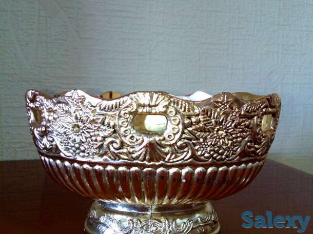 Мельхиоровая посуда для праздничного стола, фотография 2