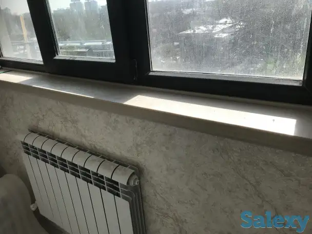 Изготовление и установка подоконников из акрилового камня, фотография 1