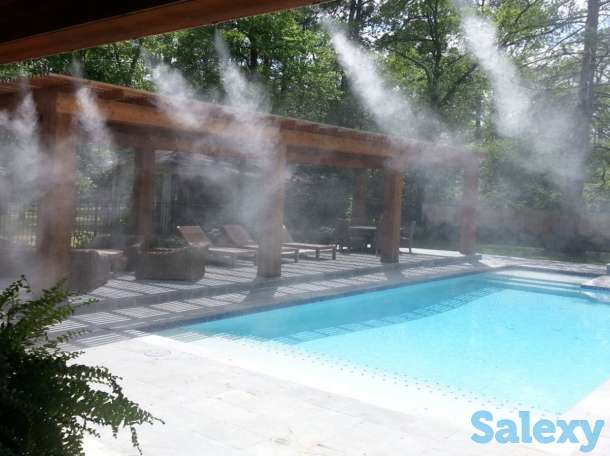 Установка Системы туман образования, системы туманного охлаждения, микроклимат, автополив. Фонтаны, водоснабжение, насос, фотография 8