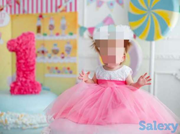 Продаётся платье на 1 годик, один раз одевали на фотосессию,, фотография 1