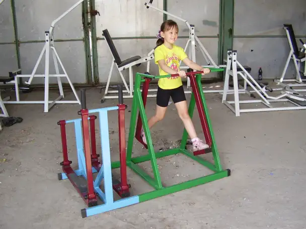 Уличные детские тренажеры от 6 лет тренажёры KiF, фотография 5