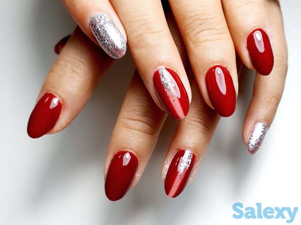 Маникюр,  наращивание, фотография 4