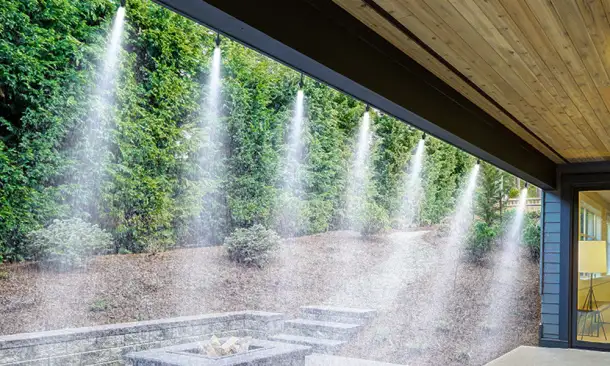 Установка микроклимата  теневой сетки качественно, фотография 1