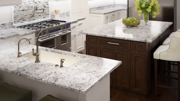 Столешницы, подоконники, раковины из камня акрил, кварц, фотография 12