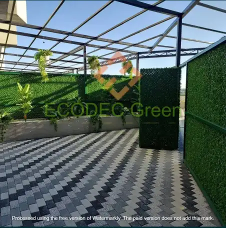 ECODEC GREEN Suniy yashil dekorativ devor Зелёный забор, фотография 7
