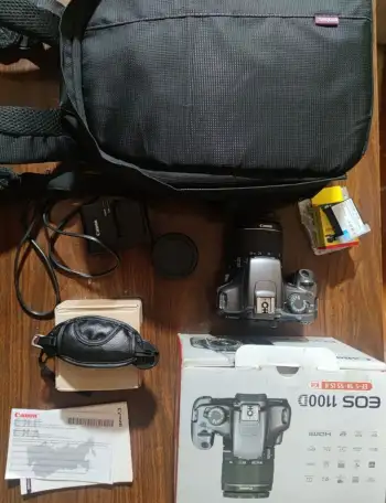 Canon 1100D полный комплект фото-рюкзак, фотография 1