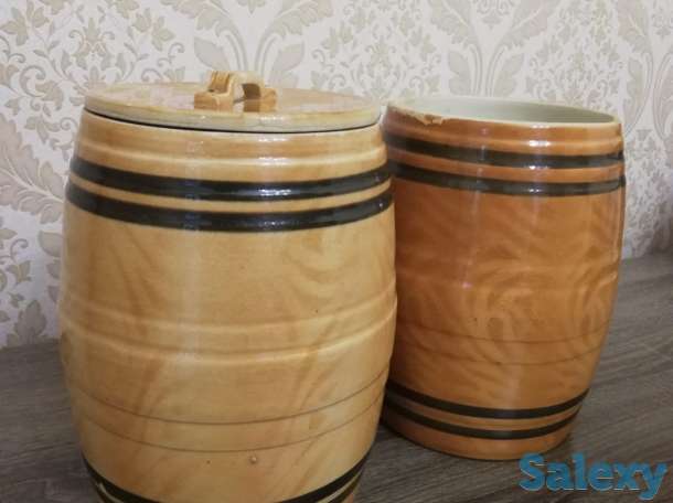 Бочонки (банки) для хранения керамика, фотография 3