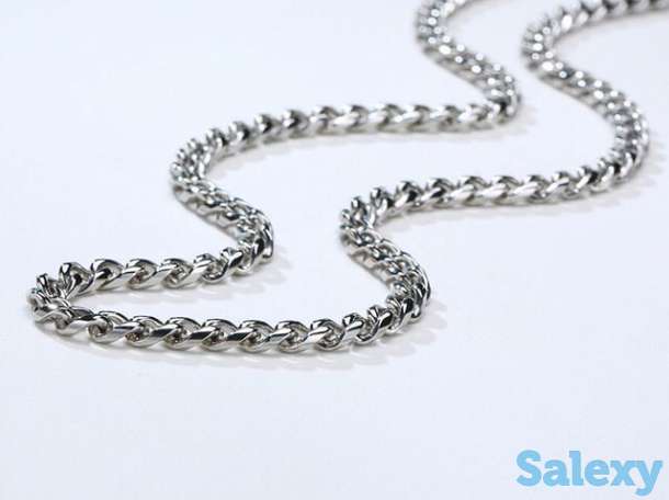 6Mm Miami Cubaanse Collier Rvs Hip Hop Sieraden 24 Inch, фотография 5