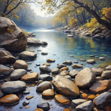 Река в горном лесу. автор: Рашидходжаев Аскар, фотография 1