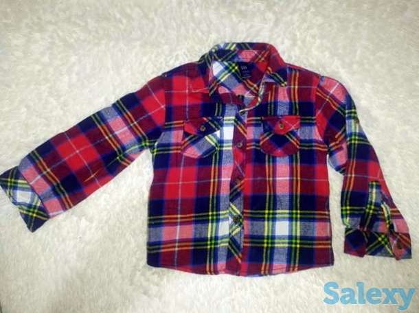 Фланелевая рубашка на мальчика, фирма Gap, фотография 1