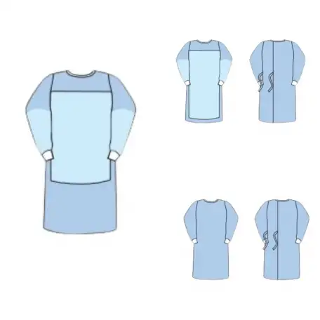 Одноразовые хирургические халаты dr. green's оптом, фотография 1