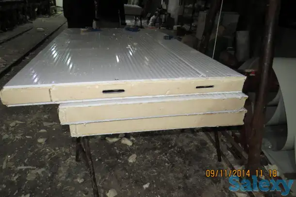 Продажа сэндвич панелей (ППС, ППУ, базальт)-50мм,75мм,80мм,100мм,120мм150мм., фотография 1