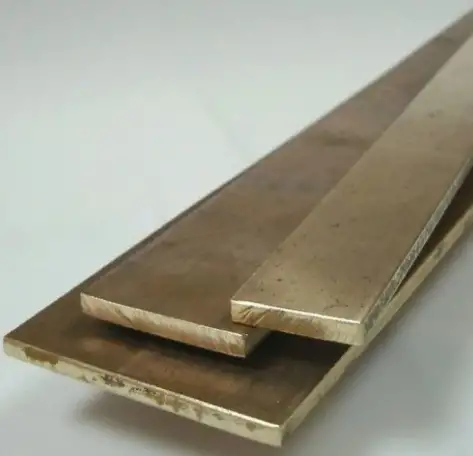 Полоса шина латунная B: 10-710 мм, L: 0,2-3 м, s: 0,4-10 мм, Мерн.: мд; нд, фотография 1