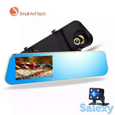 Новый Видеорегистратор Зеркало Car DVR две камеры, фотография 1