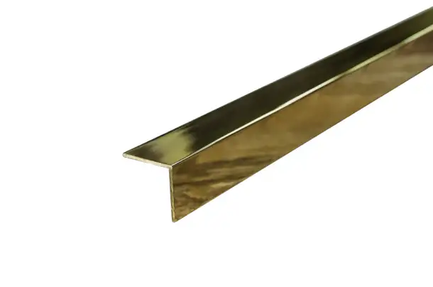 Уголок латунный 1 мм, Размер 1: 10-50 мм, Размер 2: 10-50 мм, Марка: ЛС59-1, фотография 1