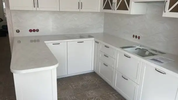 Столешницы, подоконники, раковины из камня акрил, кварц, фотография 3