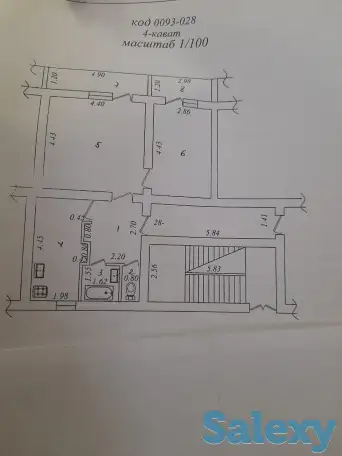Продам большую 2-х ком. квартиру в Чирчике 10-м/р, фотография 1