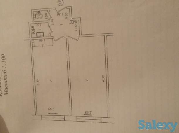2-х комнатная. СЕРГЕЛИ-4.БЕЗ РЕМОНТА.БЫВШЕЕ ОБЩЕЖИТИЕ, фотография 1