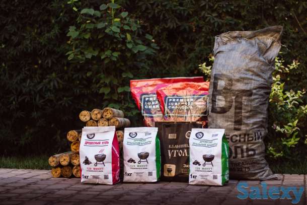 BLACK TREASURE древесно угольный брикеты   1 кг, фотография 3