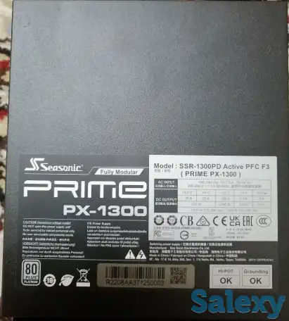 Блок питания Seasonic Prime 1300W, фотография 5