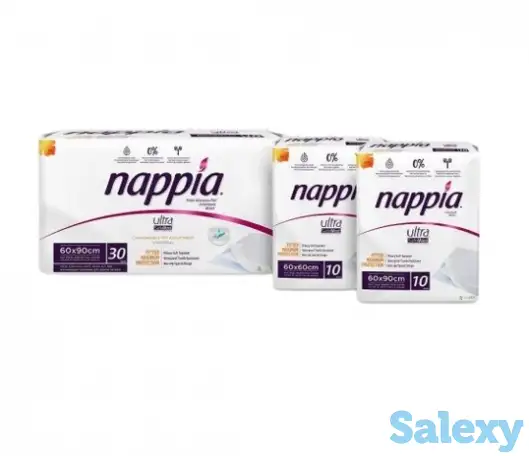 Пеленки одноразовые впитывающие Nappia оптом, фотография 1