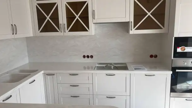 Столешницы, подоконники, раковины из камня акрил, кварц, фотография 4