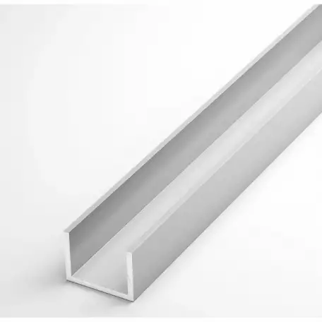 Швеллер алюминиевый Размер: 2х20х20х20х6 мм; 1,5х30х25х30х3 мм; 4х15х50х15х1 мм, фотография 1