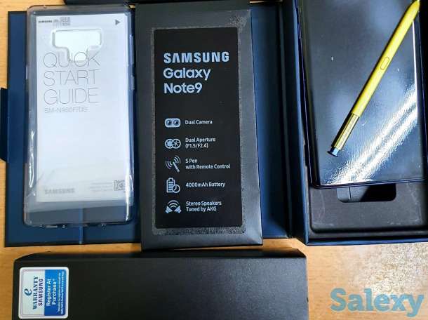 Смартфон Samsung Galaxy Note 9 N960 6/128GB Ocean Blue (SM-N960F), фотография 1