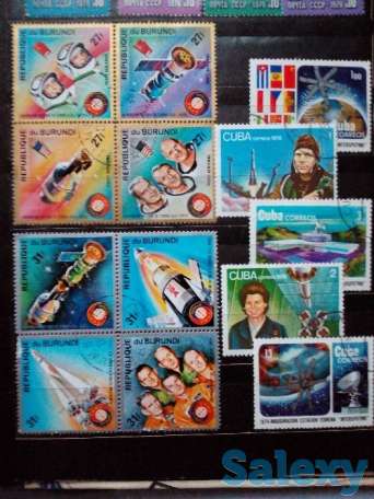 большая коллекция марок спорт, живопись, космос, фотография 4