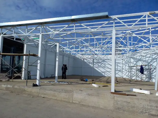 Производство тяжёлых металлоконструкций. Монтаж сендвич панелей, фотография 7