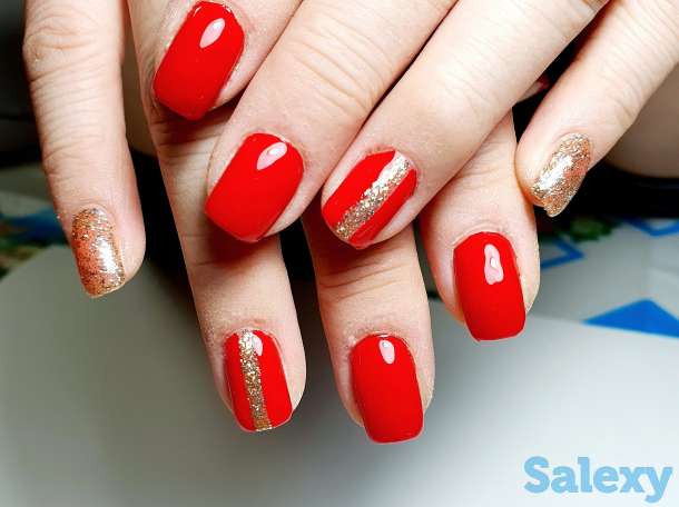 Маникюр,  наращивание, фотография 3