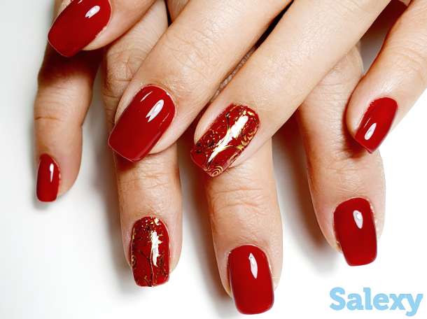 Маникюр,  наращивание, фотография 2