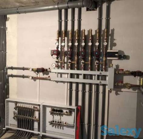 Монтаж отопления сантехник тёплый пол, фотография 7