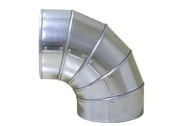 Отвод оцинкованный стальной, D 15-1219 мм, s 2-12,5 мм, Тип: крутоизогнутый..., Марка: 20; 10,2; 09Г2С, фотография 1