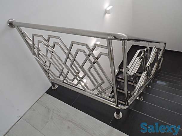 Перила,ограждение для лестниц из нержавеющей стали, фотография 6