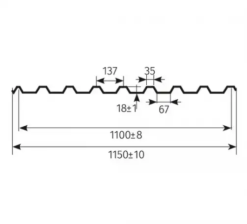 Профнастил МП-20 ПЭ-0,4, фотография 2