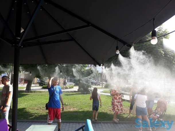 Установка Системы туман образования, системы туманного охлаждения, микроклимат, автополив. Фонтаны, водоснабжение, насос, фотография 4